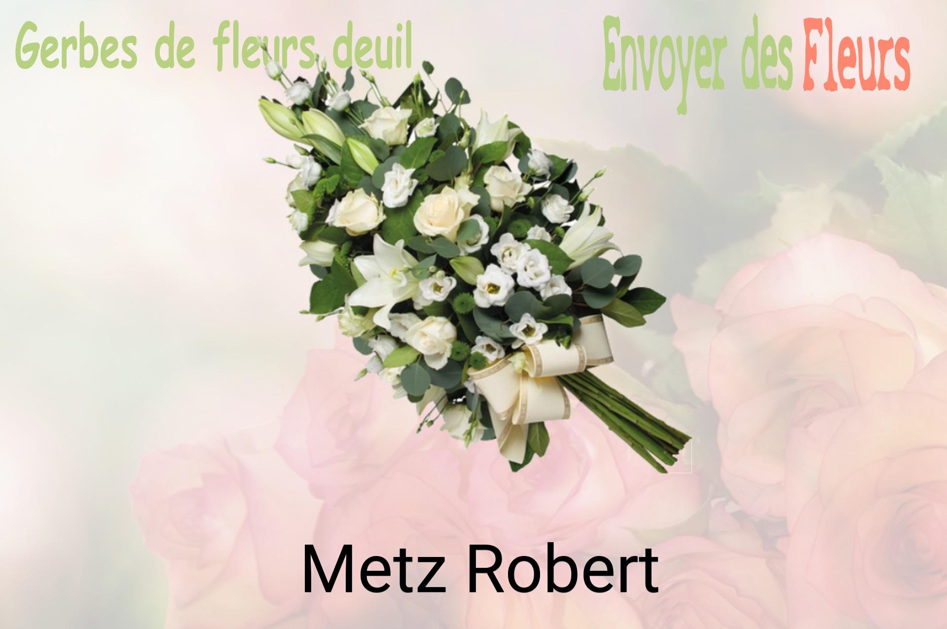 Gerbe de fleurs de deuil livrée à Metz-Robert